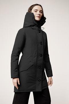 Chamarras Canada Goose Mujer México - Rossclair Abrigos Negros EY8916405